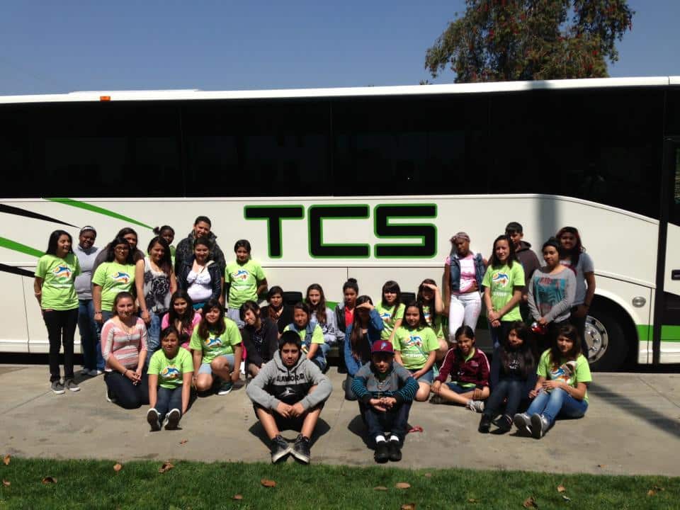 charter bus service for your school group, student group transportation